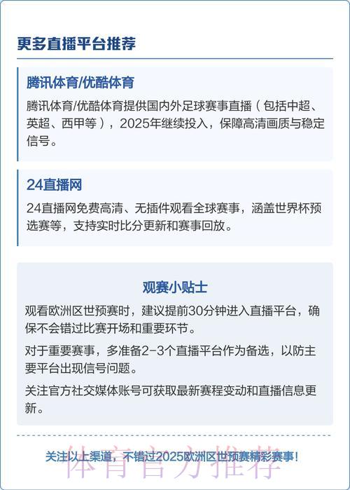世界杯直播观看渠道官方汇总指南